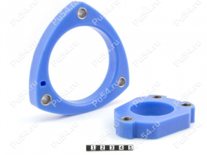 Shock absorber spacers full set, 20 mm, Código de product 9-20-1372, Poliuretano, Полипропилен со втулками синий, Imagen №1