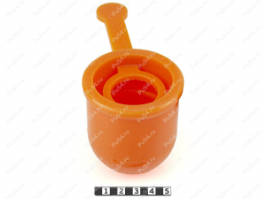 Cubierta de la barra de remolque "bola" con bloqueo, Código de product 0-20-963, Poliuretano, PU54/M71/negro, Imagen №6
