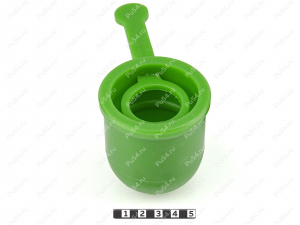 Cubierta de la barra de remolque "bola" con bloqueo, Código de product 0-20-963, Poliuretano, PU54/M71/negro, Imagen №7