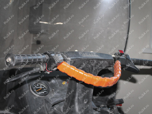 Empuñadura central para motos de nieve (núcleo de acero, sin abrazaderas), Código de product 33-00-8001, Poliuretano, PU54/M71/naranja, Imagen №7