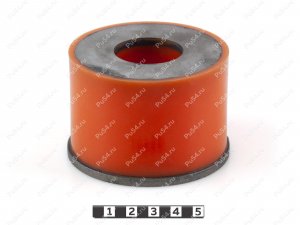 Vibration mount D 77 x d 33 x h 53, Código de product 33-01-1266, Poliuretano, PU54/M72/оранжевый, Imagen №1