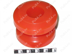 Lateral rod bushing, front suspension, Código de product 2-11-040, Poliuretano, PU54i/K72/темно-оранжевый, Imagen №1
