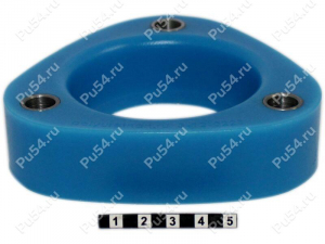 Front shock absorber strut spacer, 30 mm, Código de product 3-12-0223, Poliuretano, Полипропилен со втулками серый, Imagen №1
