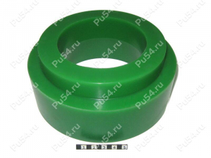 Spring spacer, rear suspension (lift +50 mm), Código de product 12-12-0065, Poliuretano, PW54/K80/светло-зеленый, Imagen №1