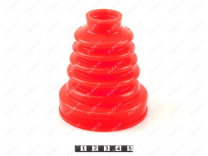 CV-joint dust boot (inner), front suspension, Código de product 25-05-004, Poliuretano, PU54/M71/naranja, Imagen №3