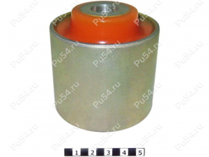 Upper control arm silent block, front suspension, Código de product 11-06-1726, Poliuretano, Imagen №1