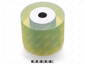 Вал малый D100 х d60 х H75 (восстановление), Código de product 333-01-1200, Poliuretano, PU54Q/E72/коричневый, Imagen №2