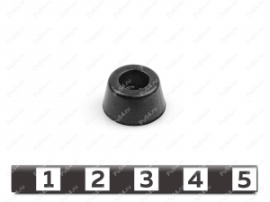Ножка приборная D11,5*d10*h7,4, Código de product 33-99-9037, Poliuretano, PU54/M80/черный, Imagen №1