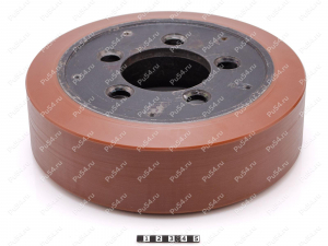 Колесо D 248 x d 203 x H 75 (восстановление), Código de product 333-01-1052, Poliuretano, PU54/K92/бежевый, Imagen №1