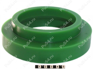 Rear shock absorber strut spacer (top), 30 mm, Código de product 3-12-0273, Poliuretano, PW54/K80/светло-зеленый, Imagen №1