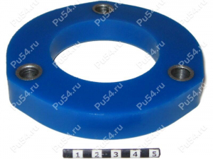 Front shock absorber strut spacer, 20 mm, Código de product 12-12-0082, Poliuretano, Полипропилен со втулками синий, Imagen №1