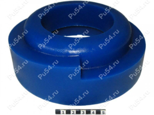 Rear shock absorber strut spacer (top), 30 mm, Código de product 12-12-0093, Poliuretano, PW54/K87/синий, Imagen №1