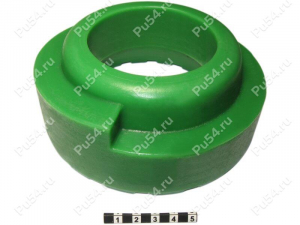 Spring spacer, rear suspension (lift +20 mm), Código de product 12-12-0132, Poliuretano, PW54/K80/светло-зеленый, Imagen №1