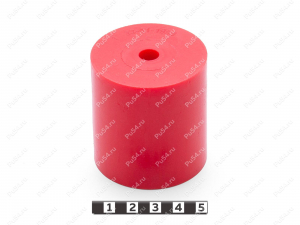 Втулка D52 x d9 x H55, Código de product 33-01-1893, Poliuretano, PU54/K65/красный, Imagen №1