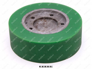 Колесо D 300 x d 193 x H 100 (восстановление), Código de product 333-01-1097, Poliuretano, PU54Q/E80/зеленый, Imagen №1