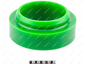 Espaciador de resorte trasero, + 30 mm, Código de product 1-12-1803, Poliuretano, PU54/M80/verde, Imagen №1