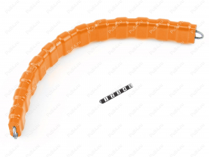 Empuñadura central para motos de nieve (núcleo de acero, sin abrazaderas), Código de product 33-00-8001, Poliuretano, PU54/M71/naranja, Imagen №4