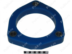 Front shock absorber strut spacer (lift+ 20 mm), Código de product 2-12-1152, Poliuretano, Полипропилен со втулками синий, Imagen №1