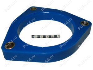 Front shock absorber strut spacer, 20 mm, Código de product 2-12-1192, Poliuretano, Полипропилен со втулками синий, Imagen №1