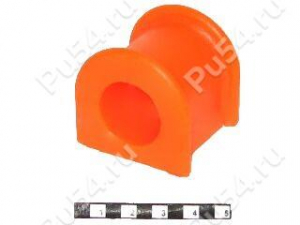 Buje del estabilizador, suspensión delantera, Código de product 1-01-809, Poliuretano, PU54i/K72/темно-оранжевый, Imagen №1