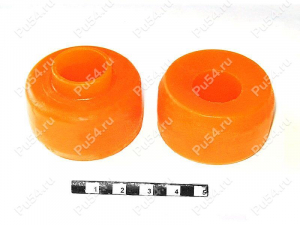 Lateral rod bushing, front suspension (set of 2 pcs.)., Código de product 3-20-868, Poliuretano, PU54/M71/naranja, Imagen №1