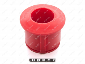 Втулка (подушка) стабилизатора, D45mm, Código de product 31-01-083, Poliuretano, PU54/M92/красный, Imagen №2