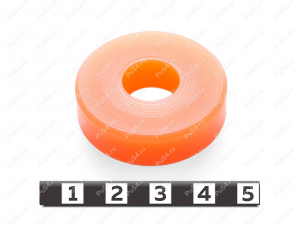 Подушка двигателя D37 x d14 x H10, Código de product 33-01-1887, Poliuretano, PU54/M72/оранжевый, Imagen №1
