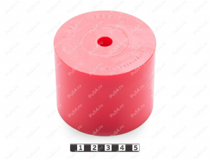 Втулка D75 x d11 x H60, Código de product 33-01-1894, Poliuretano, PU54/K65/красный, Imagen №1