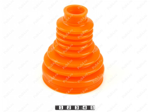 CV-joint dust boot, rear suspension, Código de product 55-05-014, Poliuretano, PU54/M71/naranja, Imagen №2