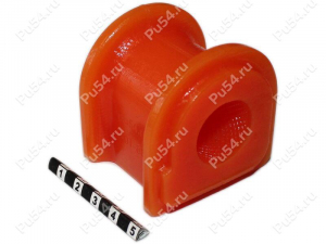 Stabilizer bushing, front suspension, ID=24 mm, Código de product 1-01-888, Poliuretano, Imagen №1