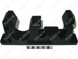 Clamp foundation, Código de product 33-00-0119, Poliuretano, PU54/M80/negro, Imagen №1