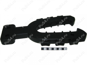 Clamp foundation, Código de product 33-00-0210, Poliuretano, PU54/M80/черный, Imagen №1