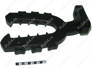 Clamp foundation (tangled), Código de product 33-00-0210-L, Poliuretano, PU54/M80/черный, Imagen №1
