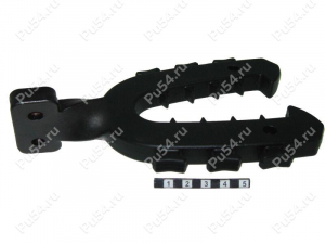 Clamp foundation (tangled), Código de product 33-00-0210-S, Poliuretano, PU54/M80/черный, Imagen №1