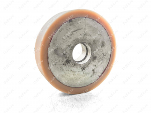 Колесо прижимное карусельной доилки D 250 x d 208 x H 60 (восстановление), Código de product 333-01-989, Poliuretano, PU54/K92/бежевый, Imagen №1