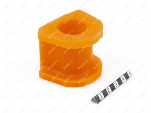 Stabilizer bushing, rear suspension., Código de product 3-01-589, Poliuretano, PU54i/K72/темно-оранжевый, Imagen №1