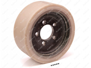 Колесо D 295 * d 245 *  h120 (восстановление), Código de product 333-01-996, Poliuretano, PU54/K92/бежевый, Imagen №1