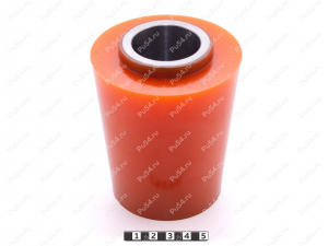 Сайлентблок большой D90 x d 41 x H 102 мм., Código de product 33-06-927, Poliuretano, PU54/M72/оранжевый, Imagen №2