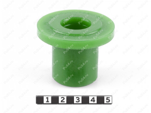 Buje de un resorte de un soporte de suspensión trasera en un resorte, Código de product 2-10-782, Poliuretano, PU54i/K80/темно-зеленый, Imagen №1