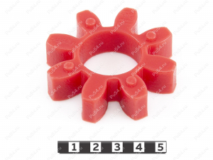 Piñón de acoplamiento elástico 65*30*15 (8 vigas), Código de product 33-01-1148, Poliuretano, PU54/E92/красный, Imagen №2