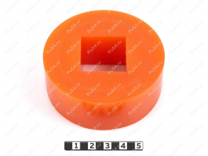 Переходник D 80 x (30x30) x H 30, Código de product 33-01-1400, Poliuretano, PU54/M72/оранжевый, Imagen №1