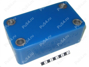 Shackle spring spacer (lift +40 mm), M10, Código de product 14-12-0604, Poliuretano, PU54/M87/синий, Imagen №1