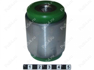 Low front control arm silent block, rear suspension (hub), pressed-in, Código de product 4-06-3411, Poliuretano, Imagen №1