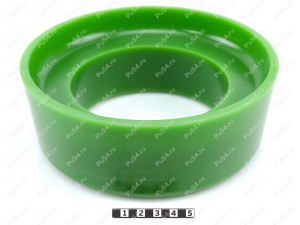 Spring spacer, rear suspension (lift +30 mm), Código de product 7-12-0373, Poliuretano, PW54/K80/светло-зеленый, Imagen №3
