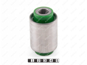 Сайлентблок D45,2 x d16,3 x H76, Código de product 33-06-968, Poliuretano, PU54/M80/зеленый, Imagen №1