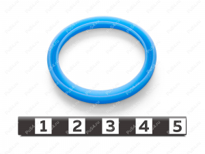 Уплотнение поршня тип DK106 34.8*29*3.1/L=3.6, Código de product 33-78-224, Poliuretano, PU54/M87/синий, Imagen №1
