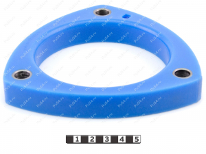 Front shock absorber strut spacer, low (lift+ 20 mm), Código de product 9-12-1372, Poliuretano, Полипропилен со втулками синий, Imagen №1
