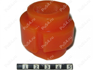 Stabilizer bushing, front suspension, ID=24.8 mm, Código de product 22-01-2193, Poliuretano, PU54i/K72/темно-оранжевый, Imagen №1