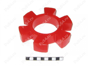 Flexible inserto (araña) para curvada mandíbula acoplamiento 80*38,5*16,5, Código de product 33-01-008, Poliuretano, Imagen №1