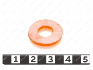 Прокладка D 22,3 x d 10,2 x 2,5 мм, Código de product 33-01-1464, Poliuretano, PU54/M72/оранжевый, Imagen №1